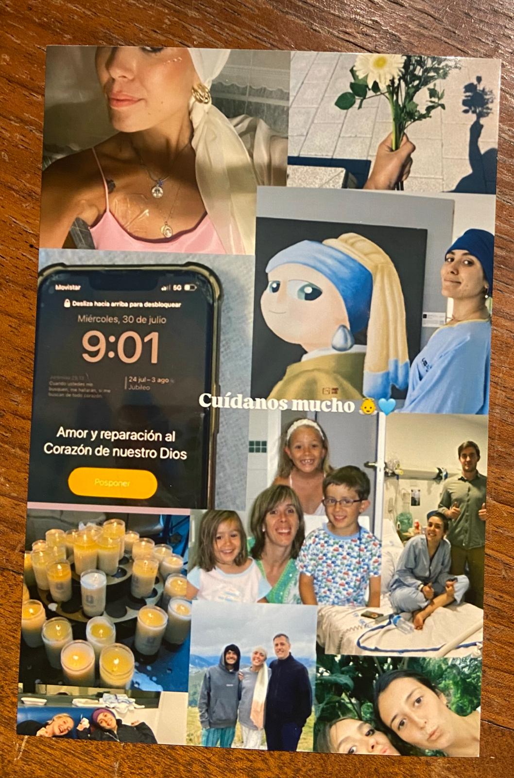 Collage de recuerdos con Pilar