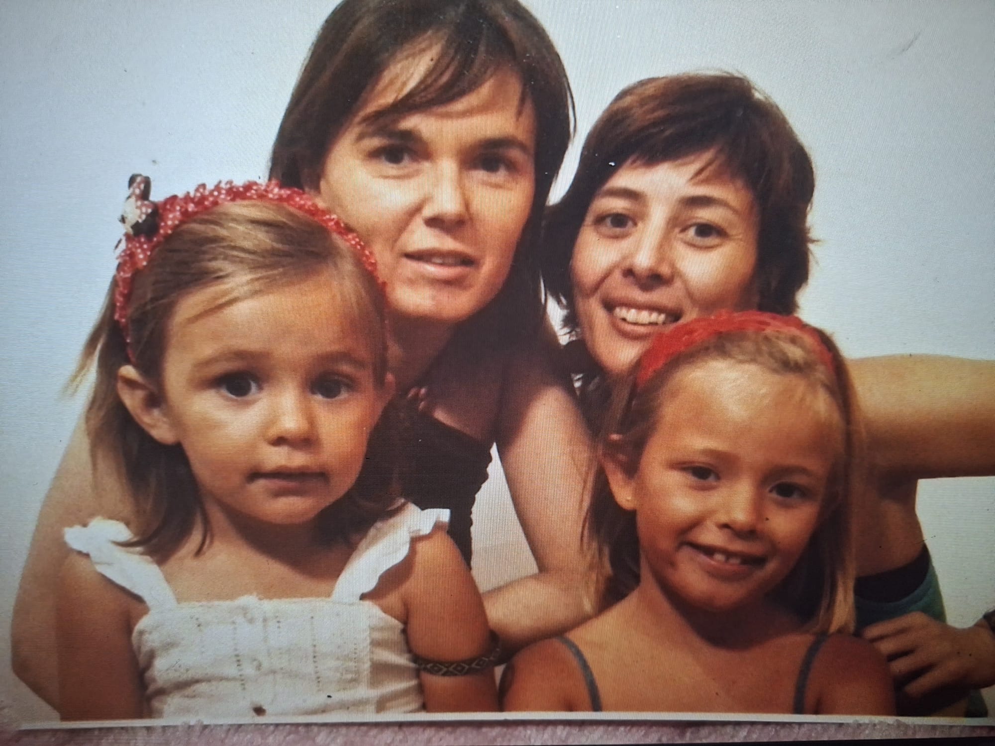 María con Marga y Claudia